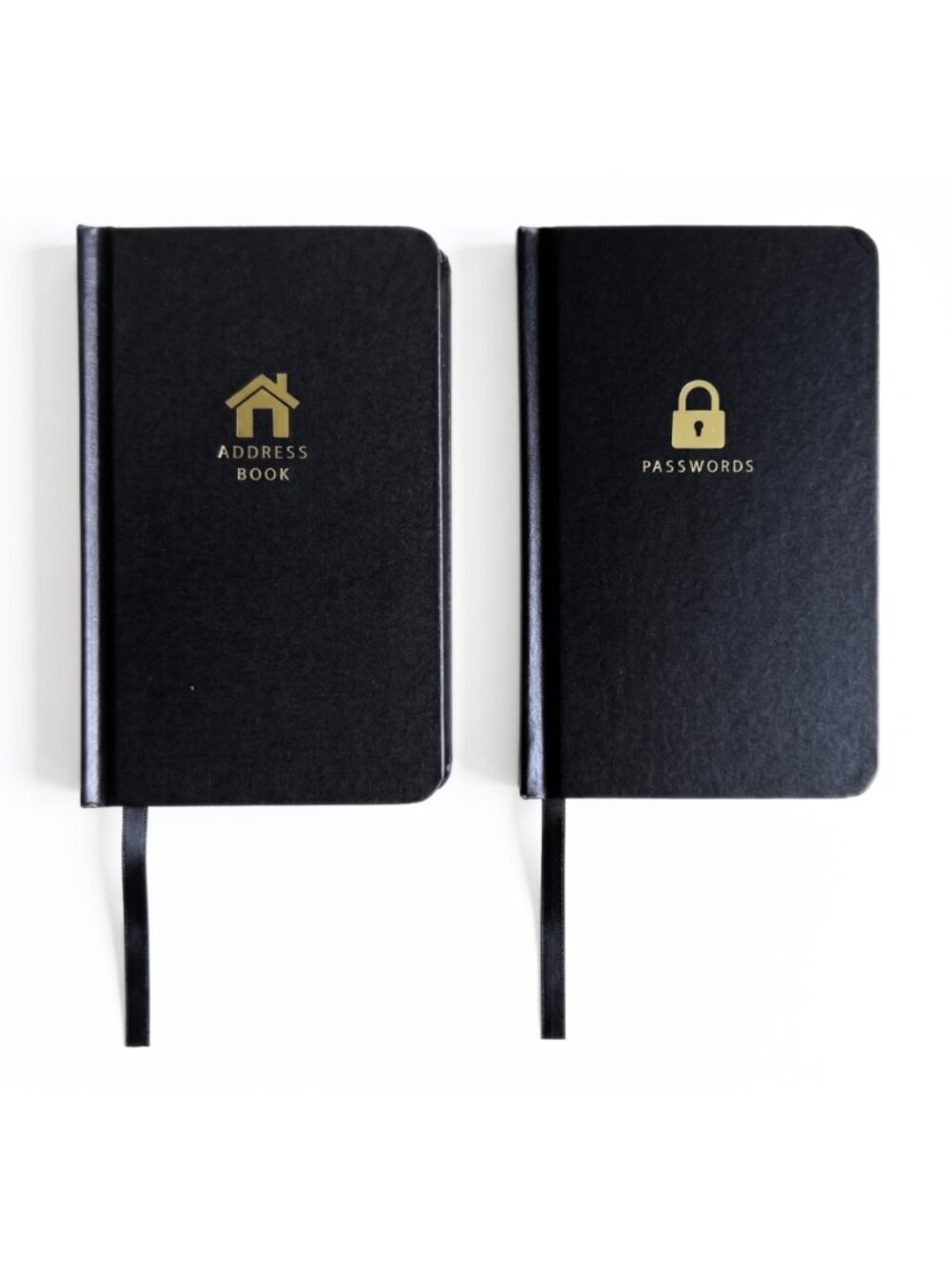 UP & UP Black Hardcover Address and Passwords Book Bundle NEW